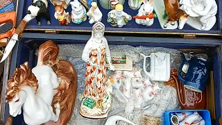 Что продают на барахолке в Самаре #самара #барахолка #антиквариат #винтаж #посуда #блошиныйрынок