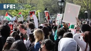 Tensión alta en los campus de Nueva York, donde surgen nuevas protestas pro Palestina