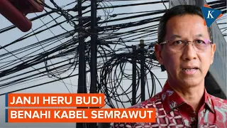 Heru Budi Akui Butuh Waktu Perbaiki Kabel Utilitas Jakarta yang Semrawut