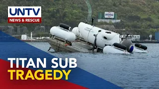 Canadian investigators, nagsimula nang mag-imbestiga sa support ship ng Titan sub