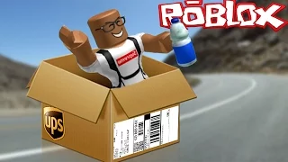 MAILING MYSELF IN A BOX CHALLENGE IN ROBLOX - ROBLOX ROLEPLAY