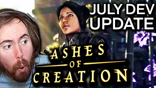 Asmongold Reacts to Ashes of Creation July DEV UPDATE | Recap By KiraTV (NEW MMORPG 2021)
