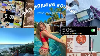 5AM morning routine | student and beach girl edition