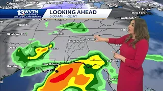 Feeling like spring the next few days, Rain returns Friday