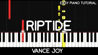 Vance Joy - Riptide (Easy Piano Tutorial)