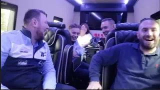 (RANDOMLY FUNNY VIDEO) WELCOME INSIDE TEAM FURY MINI BUS - **EXCLUSIVE iFL TV FOOTAGE**