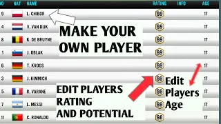 Soccer Manager 2021 Datapack edit : How to Edit Players Name,Potential, Age in SM21| SM21 Video