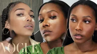 FOLLOWING LORI HARVEY'S VOGUE 90'S-INSPIRED MAKEUP ROUTINE ★ BEAUTY SECRETS ★ DESTINEE SKYE