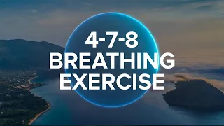 5 minute Guided 4-7-8 Calm Breathing Exercise | Reduce Stress & Anxiety | Thassos, Greece