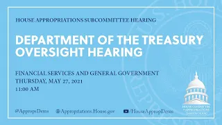 Department of the Treasury Oversight Hearing (EventID=112693)