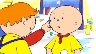 Funny Animated Cartoons 🔵 Caillou has a blue nose 🔵 Caillou Holiday Movie | Cartoons for Kids