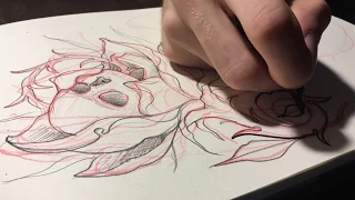 Process Tattoo Sketch - Рисую эскиз на IPad Pro, Danko Tattoo