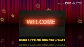 CARA SETTING RUNNING TEXT DENGAN SOFTWARE HD2014