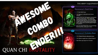 Quan Chi Brutality COMBO ENDER is AWESOME! MK Mobile