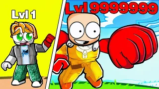 One Punching with 2,831,564 Strength in Roblox!