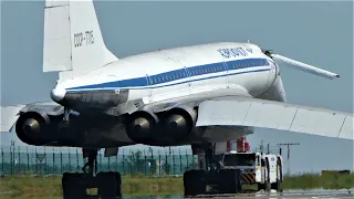 TU-134 and TU-144 in Zhukovsky. Meeting legends of civil aviation. [2018]