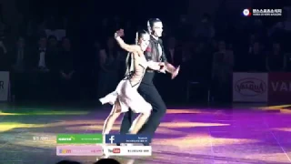 2017 KOREA OPEN Nino Aniello Langella & Andra Vaidilaite (chachacha)