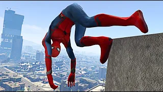 GTA 5 Spiderman Parkour Fails 3 (GTA V Epic)