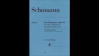 Schumann - Three Romances op. 94 - for Clarinet and Piano - 3