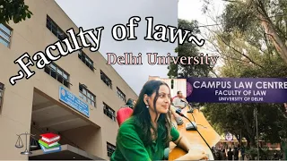 FACULTY OF LAW, Delhi university | Week in a life at law school.. (Ep 2 )