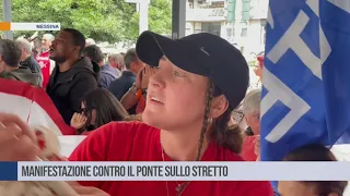 Messina. Manifestazione contro il ponte sullo stretto