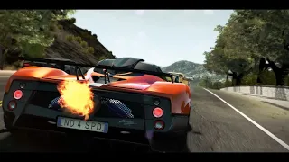 Need for speed hot pursuit Pagani zonda 7.3l V12 669Hp 6 Speed sequential Transmission RWD #nfs