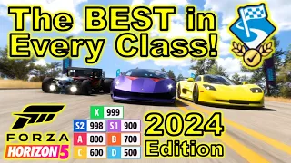 The BEST Car In Each Class For Road Racing In Forza Horizon 5 - 2024 Edition!