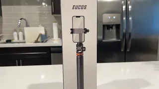 Eucos Tripod Unboxing Slim Selfie Stick Compact | Amazon