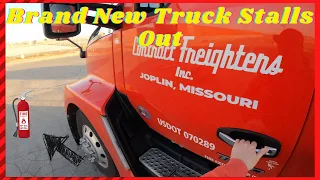 | CFI | Automatic Truck Nearly Stalls Strong Smell | Rookie Trucking Vlog | OTR Trucking Life