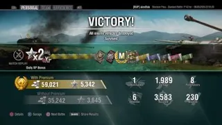 World of Tanks PS4 / XBOX || P.43 ter || Ace Tanker