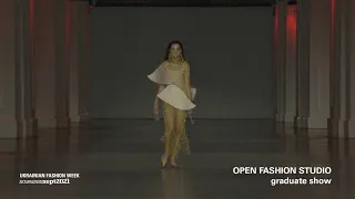 OPEN FASHION STUDIO graduate show Ukrainian Fashion Week noseason sept 2021