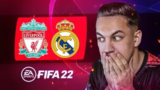 JE SIMULE LA FINALE DE LDC SUR FIFA ! SCÉNARIO INCROYABLE ! LIVERPOOL MADRID