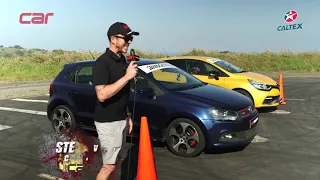 PERFORMANCE SHOOTOUT 2014: Drag race - Renault Clio RS vs Volkswagen Polo GTI