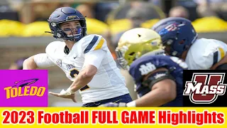 Massachusetts vs Toledo FULL GAME HIGHLIGHTS | 2023 College Football