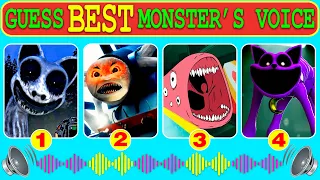 Guess Monster Voice Zoonomaly, Spider Thomas, Train Eater, CatNap Coffin Dance
