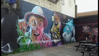 London Calling - street art (UK) - BBC London News - 15th October 2021