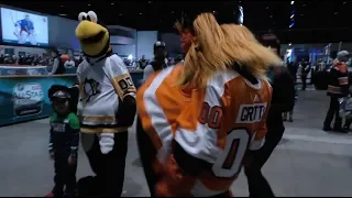 Viasat & Telia Goes NHL All Star – Gritty varasti shown fanitapahtumassa