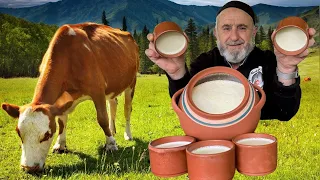 Farm To Table 🐄 How To Make The Best Homemade Yogurt❗ subtitled recipe
