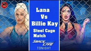 WWE2K19 Lana vs Billie Kay Steel Cage Match