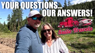Questions about full-time RV life? // We answer YOUR questions about us and our lifestyle // RV Life
