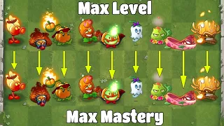 Random Team Plants MAX LEVEL Vs MAX MASTERY - PvZ 2 Team Plants Vs Team Plants