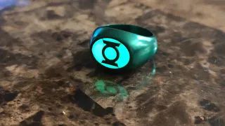 Green Lantern Anodized Willpower Ring Unboxing & Review