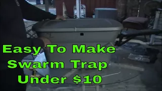 How To Build A Swarm Trap Cheap To Catch Free Honey Bees