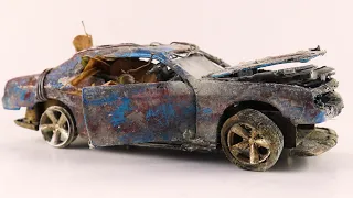 Dodge Challenger Restoration in 10 Minutes | Dodge Challenger Abandoned | Model Cars