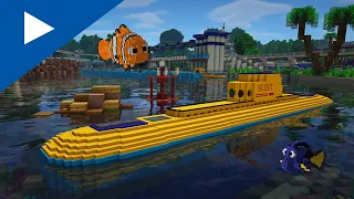 [4K] UPDATED Minecraft Finding Nemo Submarine Voyage | ImagineFun 2023