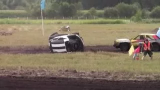 Autocross Nordheide Wistedt 2014 Vorlauf Klasse 3 mit Überschlag