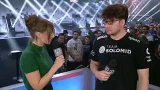 Dyrus Emotional Interview with Sjokz - Worlds 2015 W2D3 - League of Legends