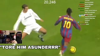 YourRAGE Reacts to Ronaldinho Highlights ⚽️ 🔥