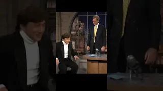 Jackie Chan stunt in David Letterman Show #shorts