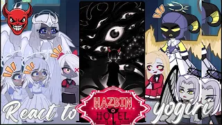 Hazbin Hotel react Angels to yogiri takatou | my instant death ability | Lucifer | Gacha life 2